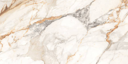 Керамогранит K16_6 Calacatta Borgini Белый (120смх60смх9,5мм) (2шт_1,44м2)  структурный, м2