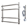 Полотенцесушитель электрический Point Нептун PN09155E П4 500x500 левый/правый, хром Полотенцесушитель электрический Point Нептун PN09155E П4 500x500 левый/правый, хром