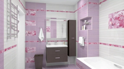 Peony Бордюр рельефный br1020D281-1 20х10 Peony Бордюр рельефный br1020D281-1 20х10