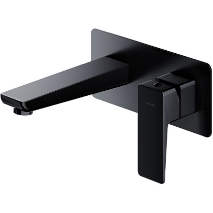 Смеситель для умывальника скрытого монтажа OMNIRES PARMA PM7415BL (черный BLM)