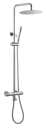 Стойка для душа c термостатом UNO Chrome Стойка для душа c термостатом UNO Chrome