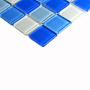 Мозаика стеклянная Blue Wave-3 (чип 4*25*25) 300*300(22шт.-1.98м2), м2