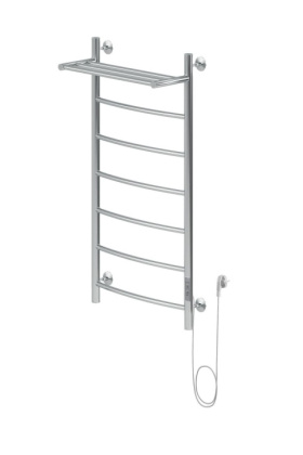 Полотенцесушитель электрический Aquanet Romeo 100х50 Тэн справа, с полкой Полотенцесушитель электрический Aquanet Romeo 100х50 Тэн справа, с полкой