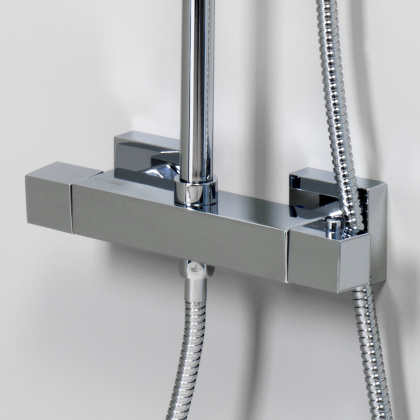 A15502 Thermo Душевой комплект с термостатическим смесителем Wasserkraft