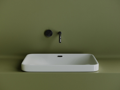 Умывальник прямоугольный встраиваемый сверху в столешницу Element 605*415*185мм