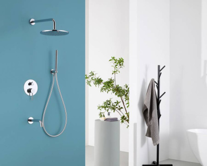 Душевая система ABBER Wasser Kreis AF8117 скрытого монтажа с изливом, хром Душевая система ABBER Wasser Kreis AF8117 скрытого монтажа с изливом, хром