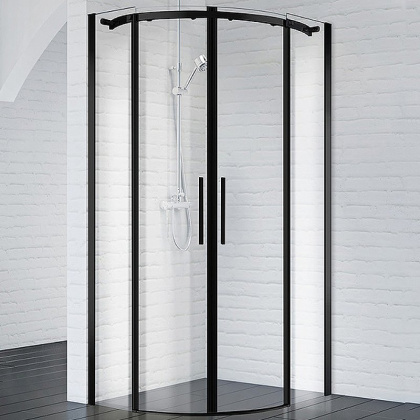 Душевой уголок BelBagno ACQUA-R-2-100-C-NERO