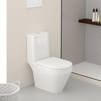 Унитаз-компакт LAPARET Correct с сиденьем микролифт белый с1