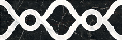 Бордюр Фрагонар наборный чёрный 30x9,9x0,9