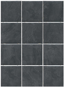 Плитка настенная 1301 Дегре черный,полотно 30*40*7 из 12 частей 9,9*9,9*7(96шт/0,94м2), м2
