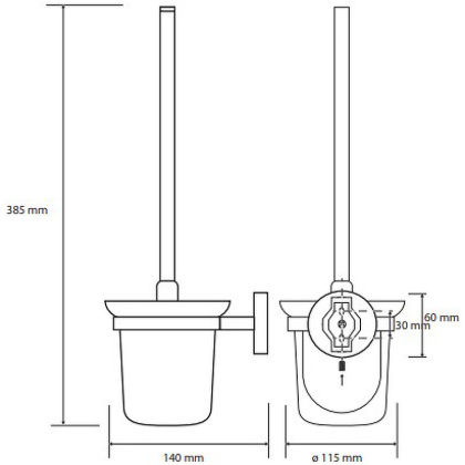 Ёршик, подвесной (стекло) Ёршик, подвесной (стекло)