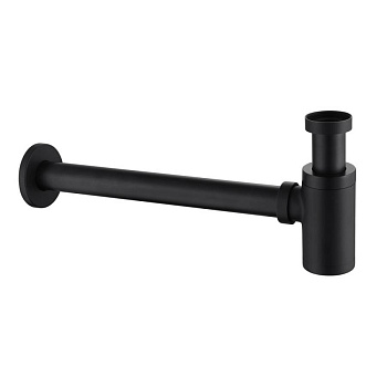 Сифон для раковины ABBER AF0030B черный матовый Сифон для раковины ABBER AF0030B черный матовый