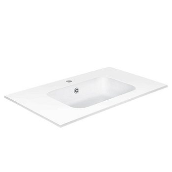 Раковина VCB-2N800W из искуственного камня, цвет белый Раковина VCB-2N800W из искуственного камня, цвет белый