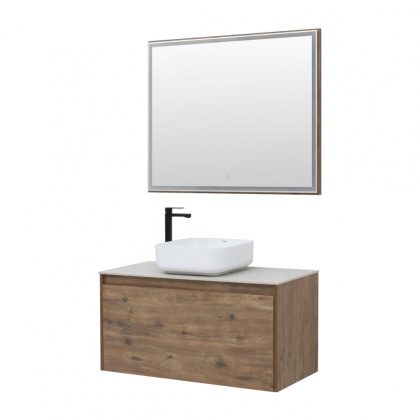 Зеркало Aquanet Nova Lite 100 дуб рустикальный LED Зеркало Aquanet Nova Lite 100 дуб рустикальный LED