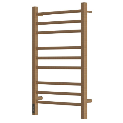 Полотенцесушитель электрический Point Веста PN70758BR П9 500x800, диммер слева, бронза Полотенцесушитель электрический Point Веста PN70758BR П9 500x800, диммер слева, бронза