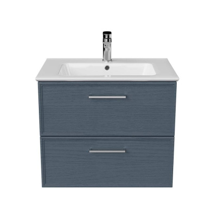 Тумба PIANO Classic подвесная 65 см, 2 ящика, ясень синий матовый PIA.CL.65\BLU.M Тумба PIANO Classic подвесная 65 см, 2 ящика, ясень синий матовый PIA.CL.65\BLU.M