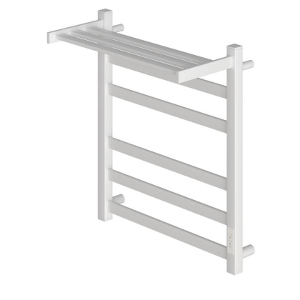 Полотенцесушитель электрический Point Меркурий PN83856PW П5 500x600 с полкой, диммер справа, белый Полотенцесушитель электрический Point Меркурий PN83856PW П5 500x600 с полкой, диммер справа, белый