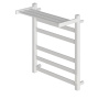 Полотенцесушитель электрический Point Меркурий PN83856PW П5 500x600 с полкой, диммер справа, белый Полотенцесушитель электрический Point Меркурий PN83856PW П5 500x600 с полкой, диммер справа, белый
