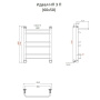 Полотенцесушитель Идеал НП 3 П 60*50 (ЛЦ5)