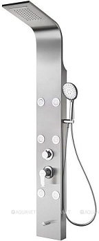 Душевая панель Galaxy Matt с гидромассажем и изливом Душевая панель Galaxy Matt с гидромассажем и изливом