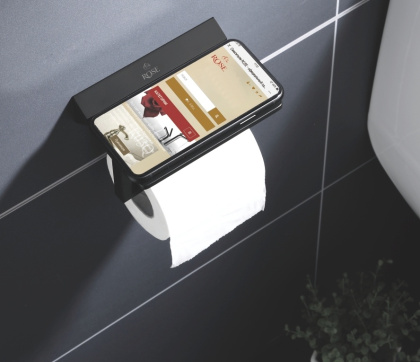 Бумагодержатель, RG1605H Rose, Черный Бумагодержатель, RG1605H Rose, Черный