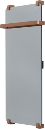 Полотенцесушитель электрический Allen Brau Infinity 100x44 с рейлингом и креплением, медь браш Полотенцесушитель электрический Allen Brau Infinity 100x44 с рейлингом и креплением, медь браш
