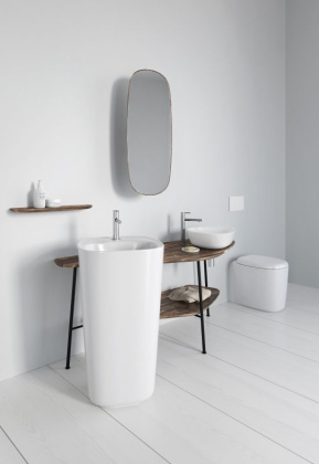 Plural Треугольная раковина-чаша низкая, 47 cm, Матовый Белый Plural Треугольная раковина-чаша низкая, 47 cm, Матовый Белый