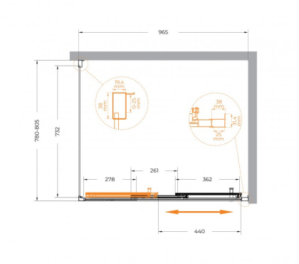Душевой уголок CEZARES MOLVENO-AHF-31 Душевой уголок CEZARES MOLVENO-AHF-31