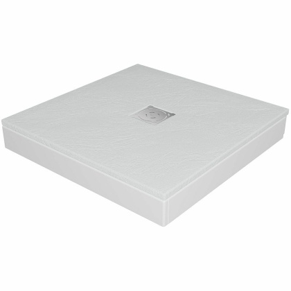 Душевой поддон квадратный RGW ST-W Белый (Комплект)  900x900