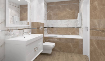 Декор-2 Ivory Botanica кремовый 20х50, шт