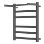 Полотенцесушитель электрический Point Меркурий PN83856PGR П5 500x600 с полкой, диммер справа, графит премиум Полотенцесушитель электрический Point Меркурий PN83856PGR П5 500x600 с полкой, диммер справа, графит премиум
