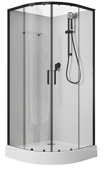 Душевая кабина Aquanet Passion EVO R Black 80x80 Душевая кабина Aquanet Passion EVO R Black 80x80