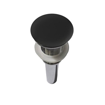 Донный клапан Solid Surface Vincea DBS-616MB, черная матовая крышка, без перелива Донный клапан Solid Surface Vincea DBS-616MB, черная матовая крышка, без перелива