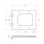 LUCE-TOR Унитаз подвесной безободковый с сиденьем дюропласт soft close, BB076CH-TOR/SC LUCE-TOR Унитаз подвесной безободковый с сиденьем дюропласт soft close, BB076CH-TOR/SC