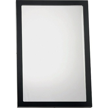 Косметическое зеркало Bemeta Help 301401030 Черное матовое, с поворотно-откидным механизмом