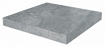 Ступень угловая клееная Про Матрикс серый темный 33x33x0,9
