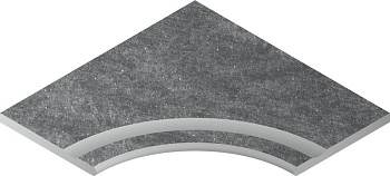 Силвер Борt.60X60 С Выемкой Угл.Закр.30 Силвер Борt.60X60 С Выемкой Угл.Закр.30