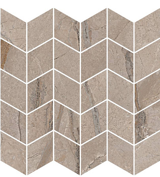 Декор Ифран мозаичный бежевый светлый глянцевый обрезной 30x31,2x0,9