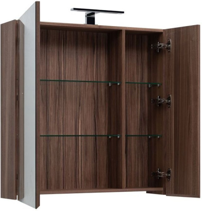 Зеркало-шкаф Aquanet Нью-Йорк 85 орех Зеркало-шкаф Aquanet Нью-Йорк 85 орех