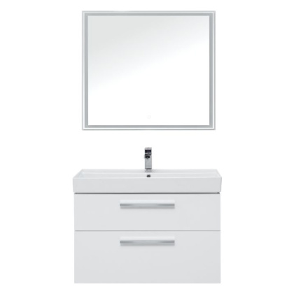 Мебель для ванной Aquanet Nova 90 белый (2 ящика) Мебель для ванной Aquanet Nova 90 белый (2 ящика)