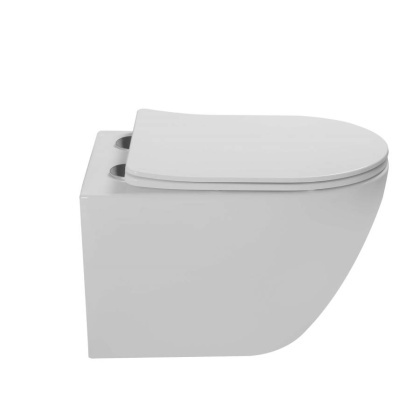 Унитаз подвесной Globo VT1-14ST Tornado, цвет белый, ультратонкое сиденье soft-close Унитаз подвесной Globo VT1-14ST Tornado, цвет белый, ультратонкое сиденье soft-close