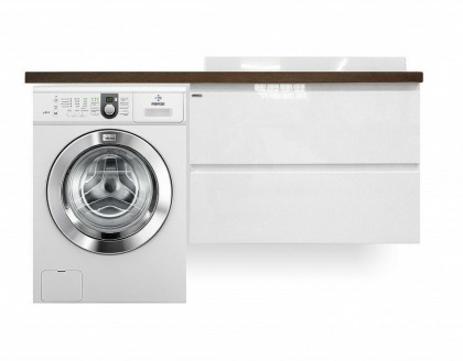 Комплект мебели Malibu Luxe 1550х500 правосторонний подвесной 2 ящика (ШхГхВ) 898х476х607