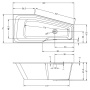 Акриловая ванна Riho Rething Space 160x75 L