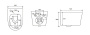 Подвесной унитаз Акватек Ника AQ2009-00 Подвесной унитаз Акватек Ника AQ2009-00