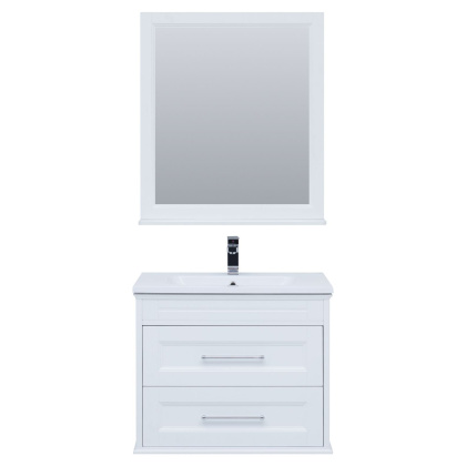 Комплект мебели для ванной Aquanet Бостон М 80 белый матовый Комплект мебели для ванной Aquanet Бостон М 80 белый матовый