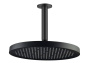 Верхний душ потолочный 260мм AQUATEK, матовый черный AQ2070MB 