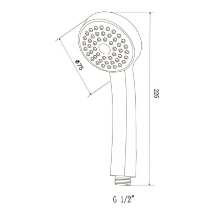 Лейка для душа  D101