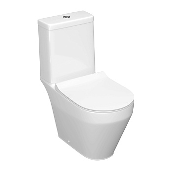 Унитаз-компакт LAPARET Correct с сиденьем микролифт белый с1