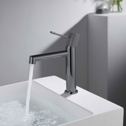 Смеситель для раковины Desire VBF-1D1GM однорычажный, вороненая сталь Смеситель для раковины Desire VBF-1D1GM однорычажный, вороненая сталь