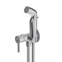 211000000 Option, Смеситель монтируемый в стену, с гиг.душем и крючком